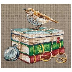 Набор для вышивания "Книгочей", 17,5х18,5 см, PANNA