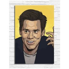 Картина по номерам на холсте Джим Керри - 6248 В 20x30