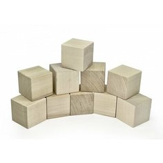 Кубик деревянный 5 см Wood Fun