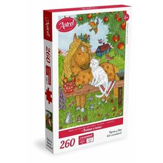 Origami Астрель Пазл 260 элементов Котик и пони 05614 с 7 лет