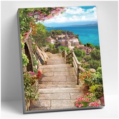 Картина по номерам (40х50) Спуск к морю (28 цветов) HR0131 Molly