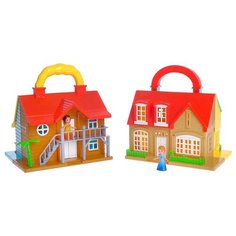 Дом для кукол "Уют" складной, с фигурками и аксессуарами Сима ленд