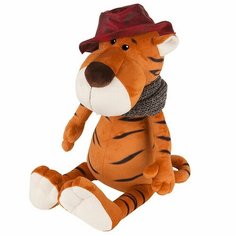 Символ года 2022 Тигр Глеб в Шляпе и Вязаном Шарфе, 27 см MT-MRT022104-27 Maхi Toyz Maxitoys