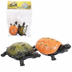 Фигурка Abtoys Две черепахи, резина термопласт. PT-01744
