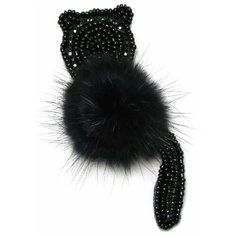 Furnishop Текстильный патч черный 100*68 мм