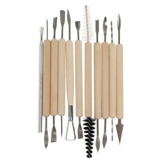 Набор инструментов 10 штук для лепки из глины, пластилина, пластики Без бренда