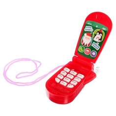 Развивающая игрушка Zabiaka Музыкальный телефончик С Новым годом, 5860494, микс