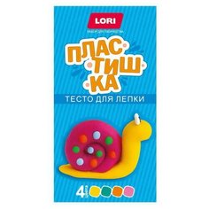Набор д/тв-ва LORI пластишка тесто для лепки Набор № 22 4цв по 50 г Тдл-034