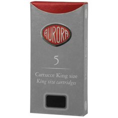 Картридж (чернила) AURORA (Аврора) "Королевский размер" черный, 5 шт в упаковке