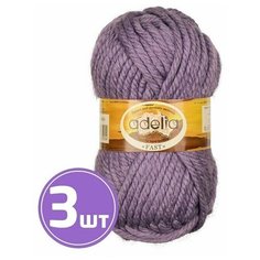 Пряжа Adelia FAST (04), фиолетовый, 3 шт. по 150 г