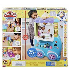 Игровой набор с пластилином Hasbro Play-Doh Тележка для продажи мороженного F10395L0