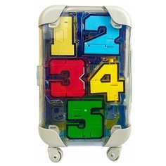 Игровой набор большие Цифры-Трансформеры в чемодане. 5 в 1. нет бренда