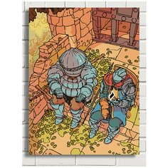Картина по номерам игра Dark Souls (Сигмайер, Арториас, Гвин) - 8404 В 30x40