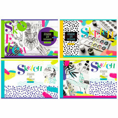 Альбом для рисования 24л, А4, на скрепке BG "Скетчинг", эконом 339459 в Екатеринбурге BG®