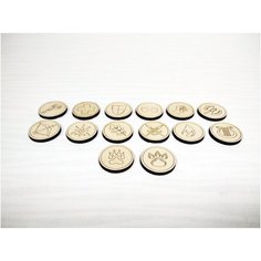 Токены для ДнД, Герои DnD, Фишки для НРИ, Token DnD, Жетоны для настольных игр. Без бренда