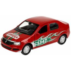 Машина металл RENAULT LOGAN доставка 12 см Технопарк