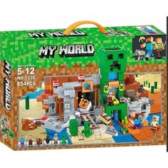Конструктор My World Minecaft Шахта Крипера/ 1035 Vuitton