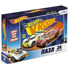 Пазл 24 Hot Wheels. Финишный рывок 06854 Origami