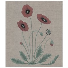 Le Bonheur des Dames Набор для вышивания Les Coquelicots 11 x 13.5 см, 1515