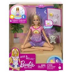 Barbie Meditation Play Set йога с питомцем HHX64