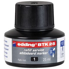 Заправка для маркера по доске EDDING BTK25, пигментная, капиллярная система, 25 мл, черная