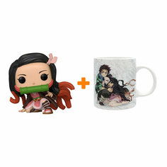 Набор Demon Slayer фигурка Nezuko Kamado + кружка Tanjiro & Nezuko Funko