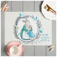 Салфетка на стол Доляна "HOME is where MOM is" ПВХ 40*29см