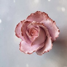 Силиконовый молд для мыла, изомальта, карамели - Роза кружевная "Радость прерий" ( 6 х 5.2 см.) 7 Корон