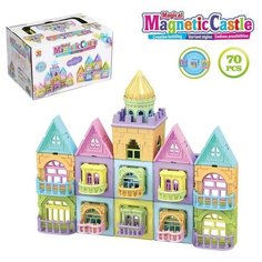 Магнитный конструктор "Замок", 70 деталей Xinbida