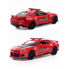 Машинка металлическая Kinsmart 1:38 «2017 Chevrolet Camaro ZL1 (Пожарные)» инерционная KT5399DPR-2