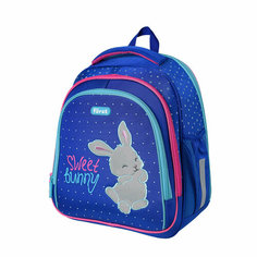 Ранец Först F-BASE «Sweet bunny» 36×29×17 см, 3 отделения, 2 кармана, анатомическая спинка Forst