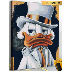 Картина по номерам Скрудж Макдак