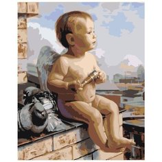 Картина по номерам Маленький ангел 40х50 см Hobby Home
