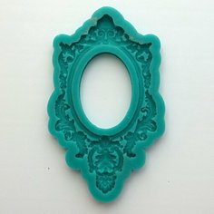 Силиконовая формы - молд "Овальная рамка" ручная работа (L) ПроСвет