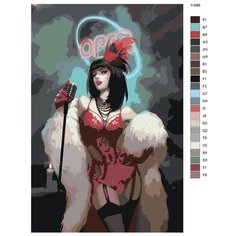 Картина по номерам Y-698 "Кабаре" 40х60 Brushes Paints