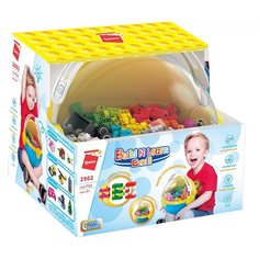 Конструктор Qman Build & Learn Series 2902 Шар с блоками, 721 дет.