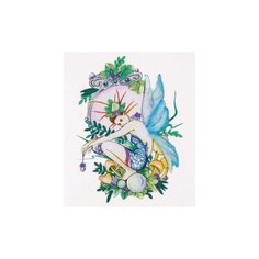 PANNA Набор для вышивания лентами Лесная фея 22 x 18 см (ЖК-2043)