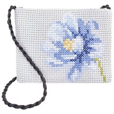 Набор для вышивания Синий цветок, Luca-S, сумка с кошельком 34 х 23 см LUCA-S 010Bag