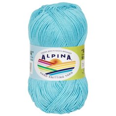 Пряжа Alpina Xenia, 100 % хлопок, 50 г, 240 м, 10 шт., 122 св.голубой