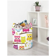 Корзина для игрушек JoyArty "Совиное представление" 35x35 см