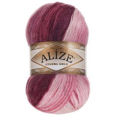 Пряжа ALIZE Angora Gold Batik, 100 г, 550 м (80% акрил, 20% шерсть) ТУ (1895 секционный), 5 мотков