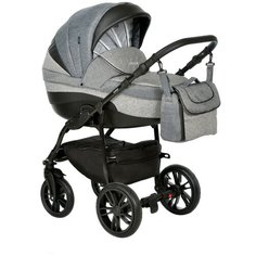 Коляска универсальная 3 в 1 Indigo INDIGO+F (07), черный