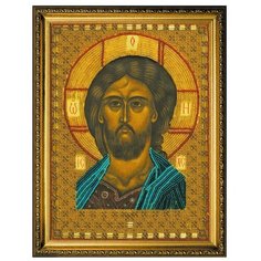 Набор для вышивания бисером "Спас", 19 см х 26 см Риолис