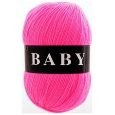 Пряжа Vita Baby ультра-розовый (2874), 100%акрил, 400м, 100г, 1шт