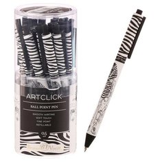 Ручка шариковая 0,5 мм, Artclick «Человекозебра», синяя Bruno Visconti