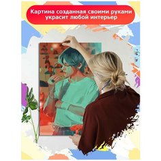 Картина по номерам Музыка BTS - 6627 Ким Тэхён В 60x40