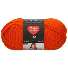 Пряжа для вязания Red Heart Lisa 50гр 133м (100% акрил) (06963 терракота), 10 мотков
