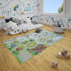 Игровой коврик 150х100 см Дорога в горах , не скользит, Achoka Бельгия