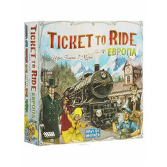 Настольная игра Ticket to Ride: Европа 3-е рус. изд. 1032, Hobby World