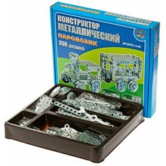 Металлический конструктор "Паровозик" 386 элементов Десятое королевство